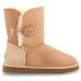 UGG BAILEY BUTTON METALLIC SAND