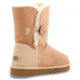 UGG BAILEY BUTTON METALLIC SAND