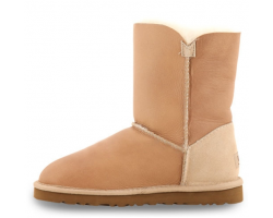 UGG BAILEY BUTTON METALLIC SAND