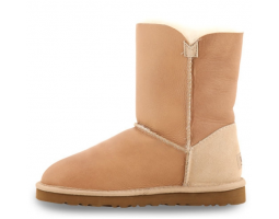 UGG BAILEY BUTTON METALLIC SAND