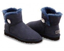 UGG BAILEY BUTTON MINI BLING NAVY