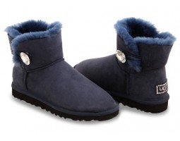 UGG BAILEY BUTTON MINI BLING NAVY