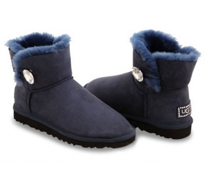 UGG BAILEY BUTTON MINI BLING NAVY