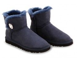 UGG BAILEY BUTTON MINI BLING NAVY