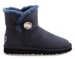 UGG BAILEY BUTTON MINI BLING NAVY