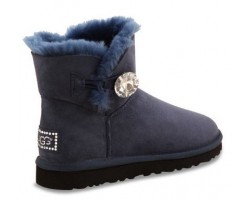 UGG BAILEY BUTTON MINI BLING NAVY