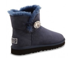 UGG BAILEY BUTTON MINI BLING NAVY