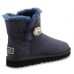 UGG BAILEY BUTTON MINI BLING NAVY