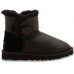 UGG BAILEY BUTTON MINI METALLIC BLACK