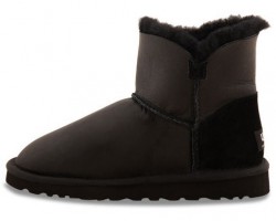 UGG BAILEY BUTTON MINI METALLIC BLACK