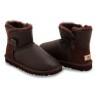 UGG BAILEY BUTTON MINI METALLIC CHOCOLATE