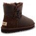 UGG BAILEY BUTTON MINI METALLIC CHOCOLATE