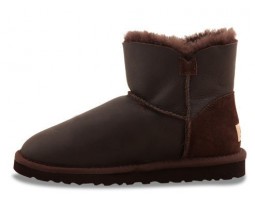 UGG BAILEY BUTTON MINI METALLIC CHOCOLATE