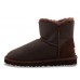 UGG BAILEY BUTTON MINI METALLIC CHOCOLATE