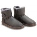 UGG BAILEY BUTTON MINI METALLIC GREY