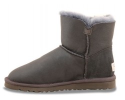 UGG BAILEY BUTTON MINI METALLIC GREY