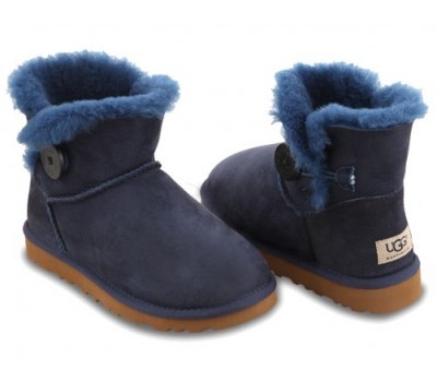 UGG BAILEY BUTTON MINI NAVY