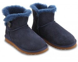 UGG BAILEY BUTTON MINI NAVY