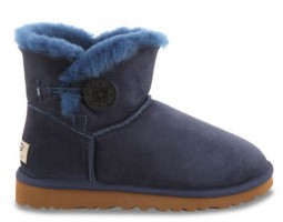 UGG BAILEY BUTTON MINI NAVY