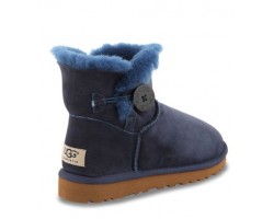 UGG BAILEY BUTTON MINI NAVY