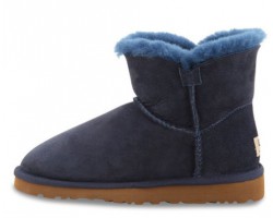 UGG BAILEY BUTTON MINI NAVY