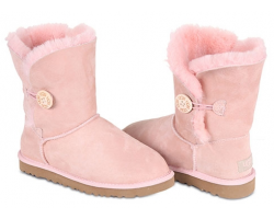 UGG BAILEY BUTTON PINK