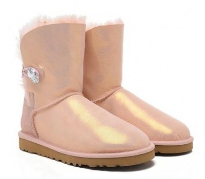 UGG BAILEY BUTTON PINK