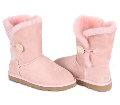 UGG BAILEY BUTTON PINK