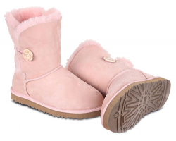 UGG BAILEY BUTTON PINK