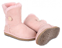 UGG BAILEY BUTTON PINK