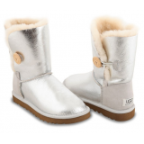 UGG BAILEY BUTTON SILVER