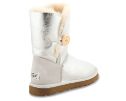 UGG BAILEY BUTTON SILVER