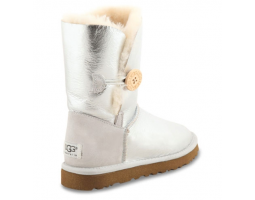 UGG BAILEY BUTTON SILVER