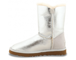 UGG BAILEY BUTTON SILVER