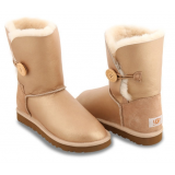 UGG BAILEY BUTTON SOFT GOLD