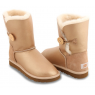 UGG BAILEY BUTTON SOFT GOLD