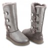 UGG BAILEY BUTTON TRIPLET GLITTER GREY