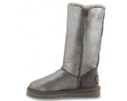 UGG BAILEY BUTTON TRIPLET GLITTER GREY