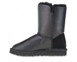 UGG BUTTON METALLIC BLACK