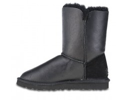 UGG BUTTON METALLIC BLACK