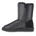 UGG BUTTON METALLIC BLACK