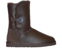 UGG BUTTON METALLIC CHOCOLATE