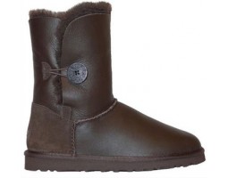 UGG BUTTON METALLIC CHOCOLATE