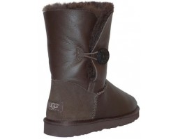 UGG BUTTON METALLIC CHOCOLATE