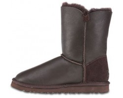 UGG BUTTON METALLIC CHOCOLATE