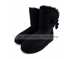 UGG CLASSIC KNOT II BLACK