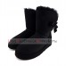 UGG CLASSIC KNOT II BLACK