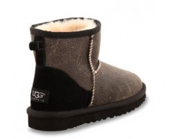 UGG CLASSIC MINI BOMBER JACKET BLACK