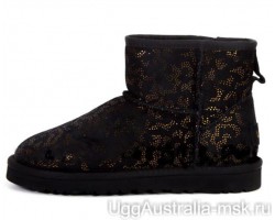 UGG CLASSIC MINI CONIFER BLACK