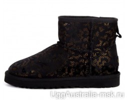 UGG CLASSIC MINI CONIFER BLACK